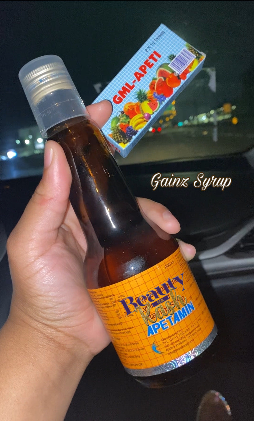 BFK- GAINZ Vitamin Syrup {Fast Shipping within 2days }